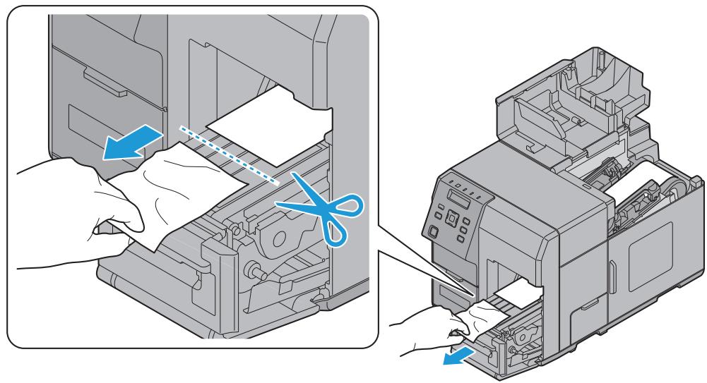 EPSON COLORWORKS C7500 - Le papier est bloqué - 4