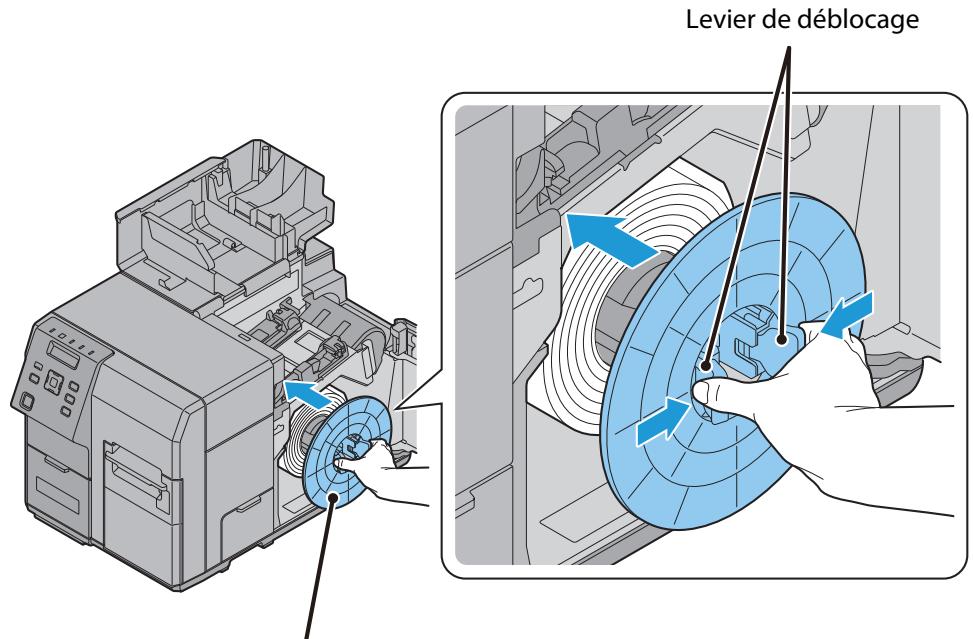 EPSON COLORWORKS C7500 - Installation du rouleau de papier - 6