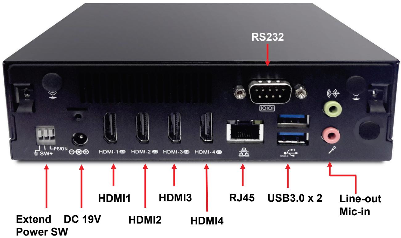 AOPEN DE3450S - Rear IO - 1