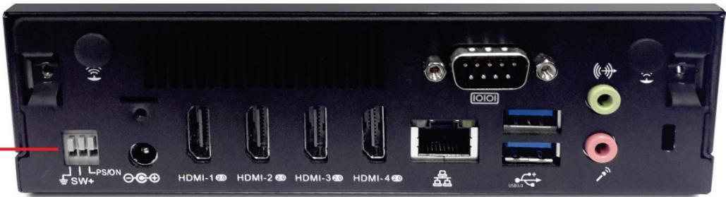 AOPEN DE3450S - Extend power switch - 2