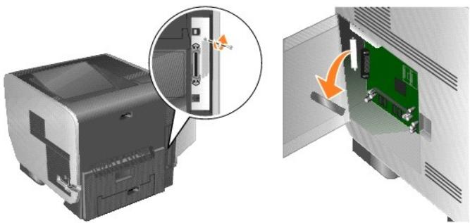DELL 5210N - Installation de la carte sans fil optionnelle - 3