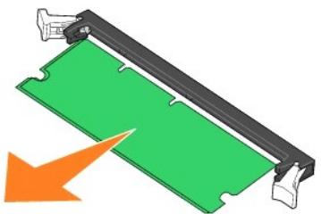 DELL 5210N - Retrait d'une carte mémoire d'imprimante - 4