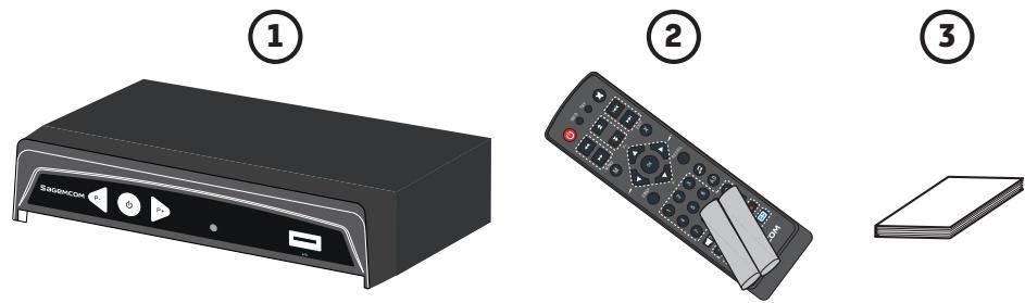 SAGEM DT84 HD - Contenu de l'emballage - 1