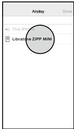 LIBRATONE ZIPP - CONTROLE DU VOLUME - 5