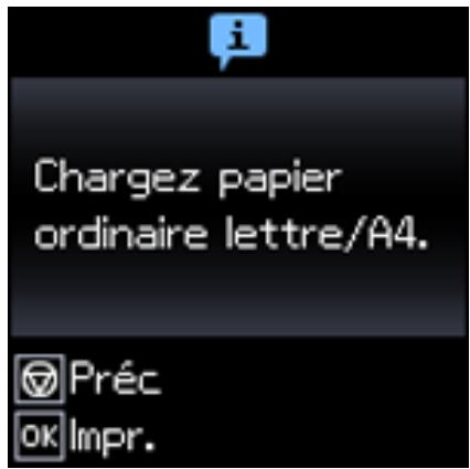 EPSON WF-110W - Vérification des buses de la tête d'impression - 2