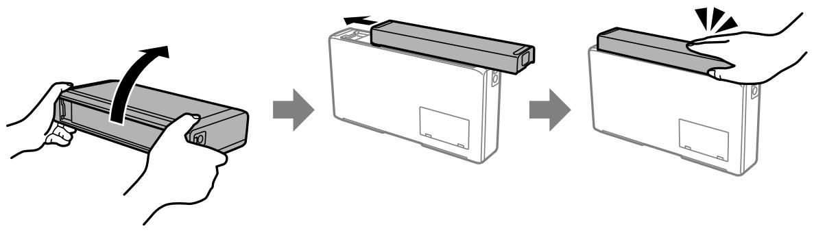EPSON WF-110W - Installation de la pile optionnelle - 3