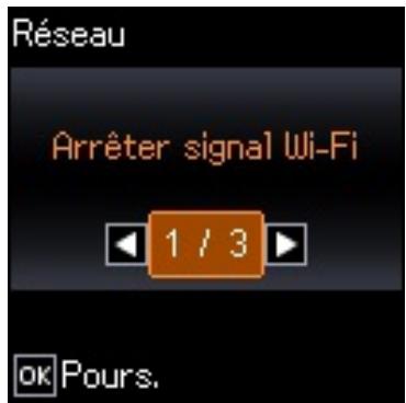 EPSON WF-110W - Modification du nom du réseau et du mot de passe wi-fi direct - 1