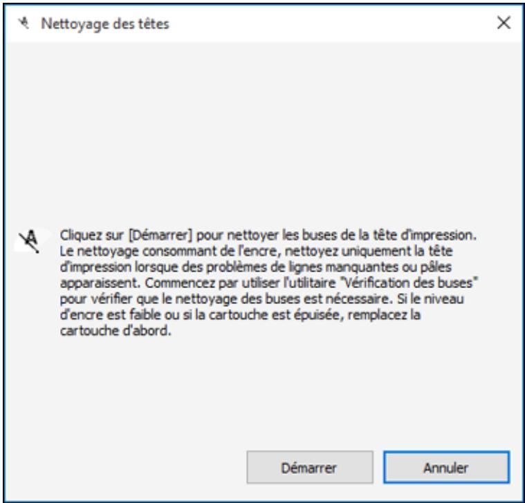 EPSON WF-110W - Sélectionnez nettoy. tête. - 1