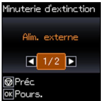 EPSON WF-110W - Modification de la minuterie d'extinction - 2