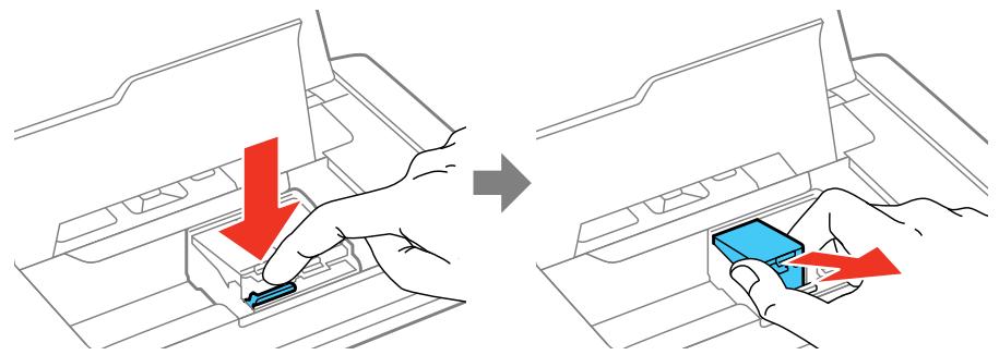 EPSON WF-110W - Retrait et installation de cartouches d'encre - 2