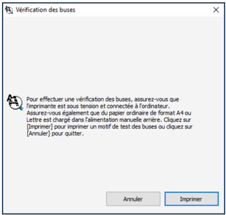EPSON WF-110W - Vérification des buses à l'aide d'un utilitaire de votre ordinateur - 1