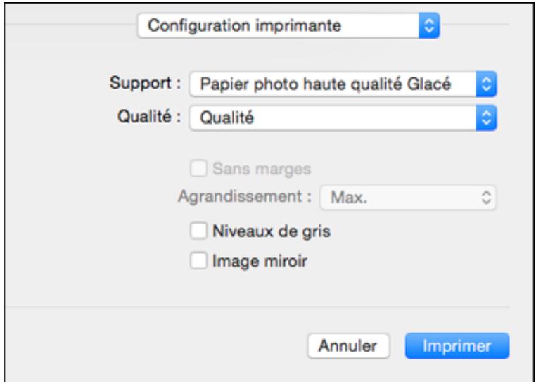 EPSON WF-110W - Impression de documents ou de photos - mac - 1