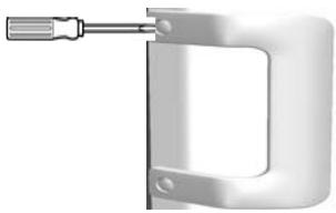 BRANDT BFL584YNW  -  BFL682ZNW - MONTAJE DE LAS ASAS DE LA PUERTA (según modelo) - 1