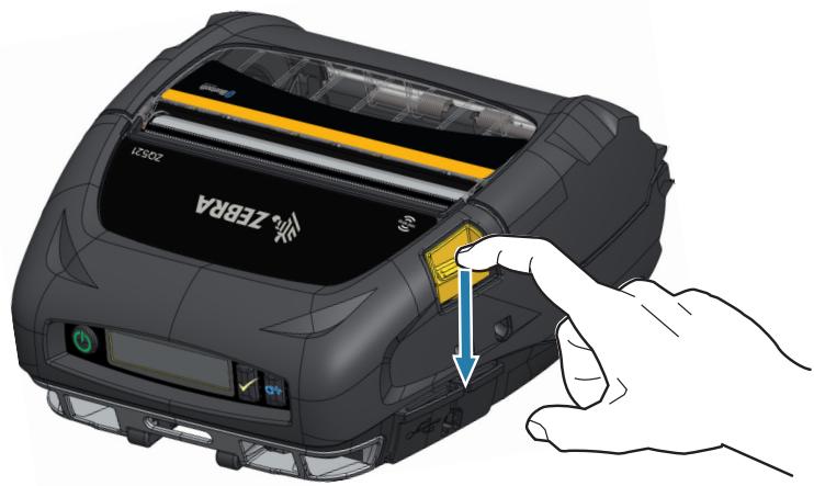 ZEBRA ZQ521 - Loading Media - 1