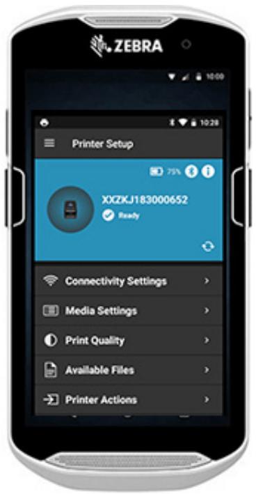 ZEBRA ZQ521 - Zebra Android Printer Setup Utility (for Link-OS Printers) - 1