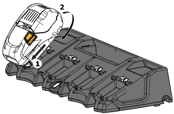 ZEBRA ZQ521 - 4-Bay Power Station - 2