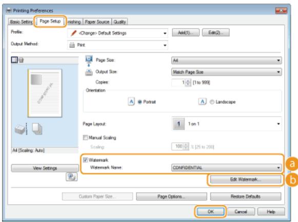 CANON LBP6040 - Printing Watermarks - 3