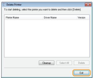 CANON LBP6040 - Click [Exit]. - 1