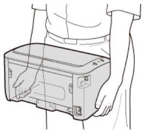 CANON LBP6040 - Close the multi-purpose tray and output tray, and carry the machine to its new location. - 1