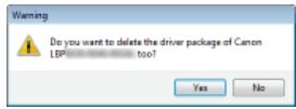 CANON LBP6040 - Click [Yes]. - 2