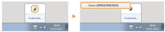 CANON LBP6040 - Displaying the Printer Status Window - 1