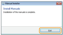 CANON LBP6040 - Click [Exit]. - 1