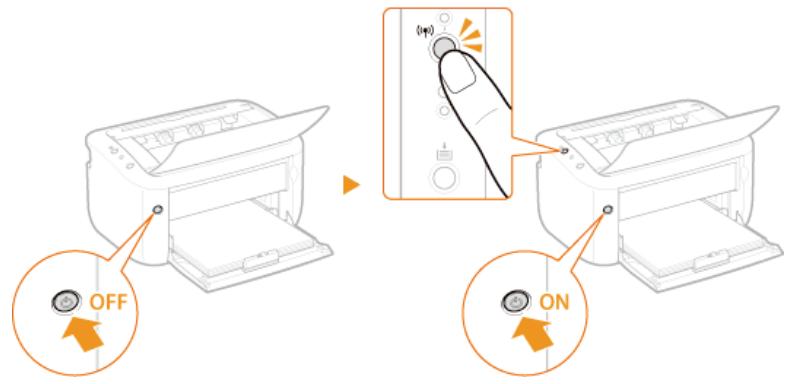 CANON LBP6040 - Initializing by Using the Wi-Fi Key - 1