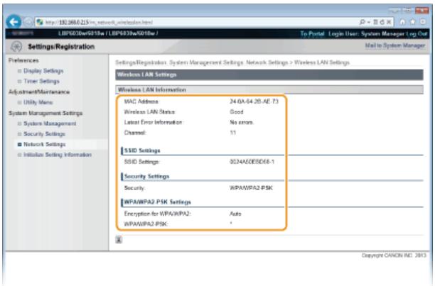 CANON LBP6040 - Wireless LAN Settings - 3