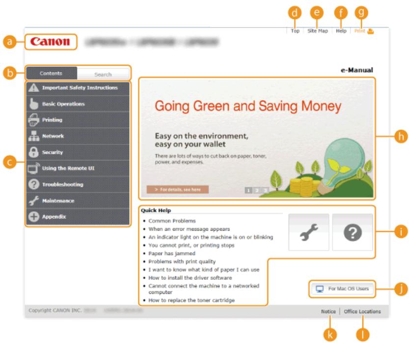 CANON LBP6040 - Top Page - 1