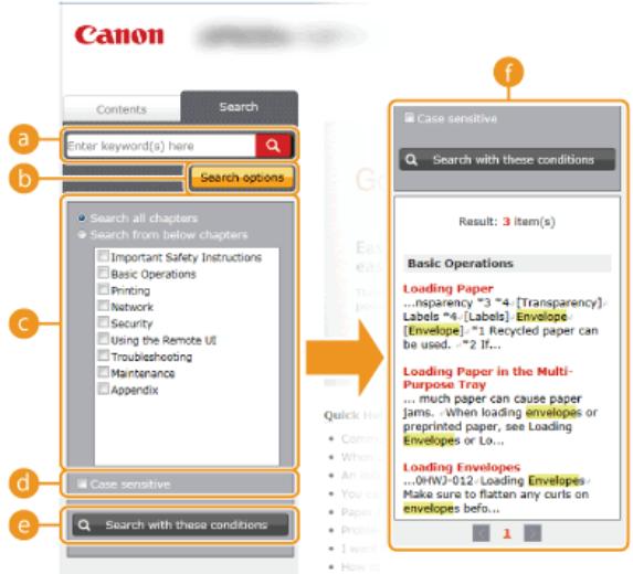 CANON LBP6040 - Search Tab - 1