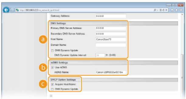 CANON LBP6040 - - Configuring IPv4 DNS settings - 2