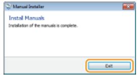 CANON LBP6040 - Click [Exit]. - 1