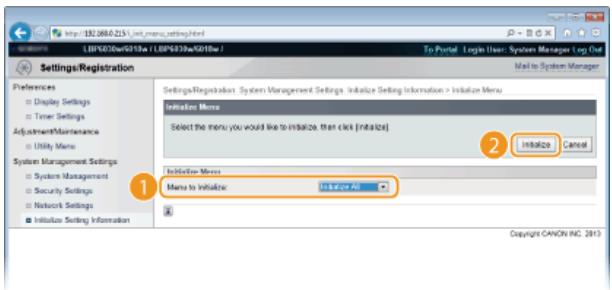 CANON LBP6040 - Initializing Settings - 3