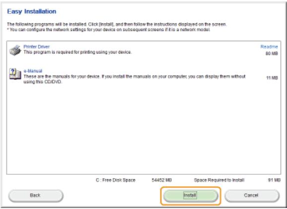 CANON LBP6040 - Click [Install]. - 1