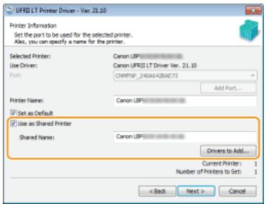CANON LBP6040 - [Printer Information] screen - 1
