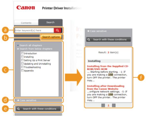 CANON LBP6040 - Search Tab - 1