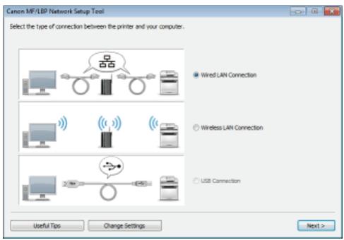 CANON LBP6040 - Configuring Wireless LAN Network Settings - 1
