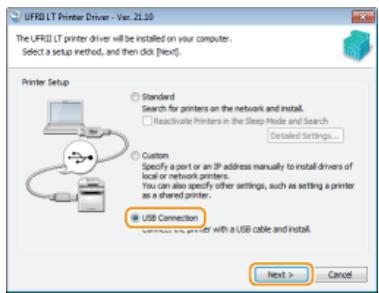 CANON LBP6040 - USB Connection - 1