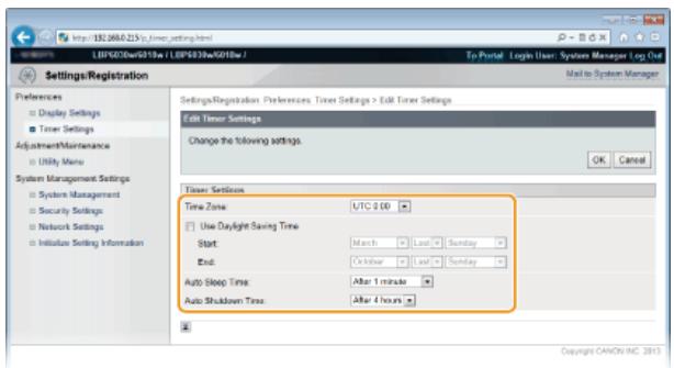 CANON LBP6040 - Timer Settings - 3