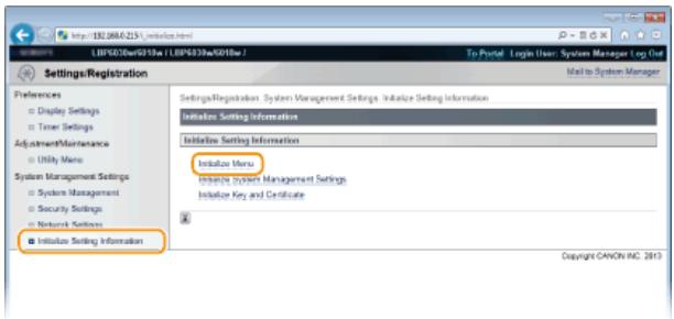 CANON LBP6040 - Initializing Settings - 2