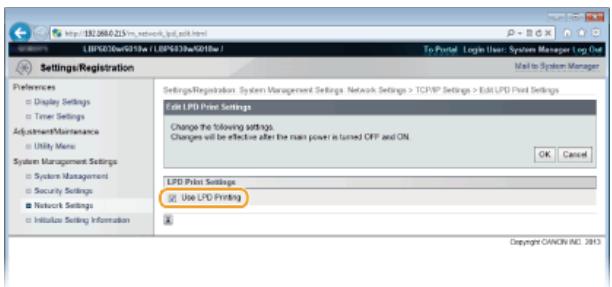 CANON LBP6040 - - Configuring LPD or RAW - 2