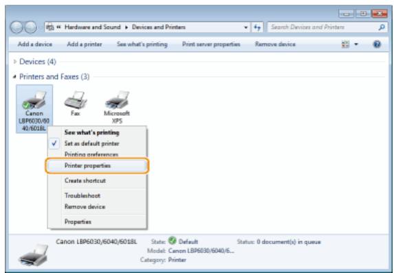 CANON LBP6040 - Checking the Printer Port - 1