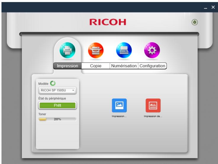 RICOH SP 150W - Impression de fichier - 1