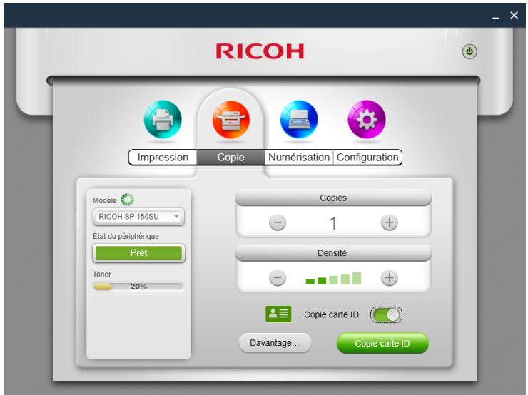 RICOH SP 150W - Copie de carte d'identité - 1