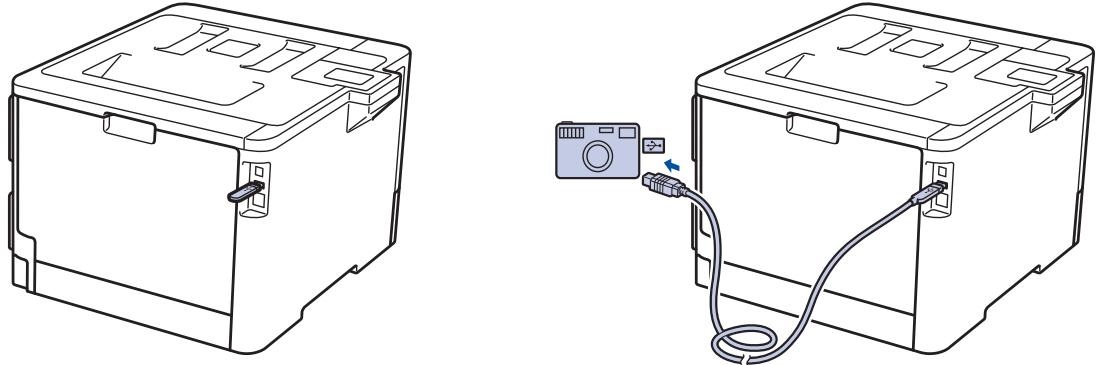 BROTHER HL-L9310CDWT - Emplacement du port USB (Vue de dos) - 1