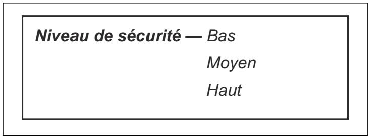MCCULLOCH ROB600 - Niveau de sécurité - 1
