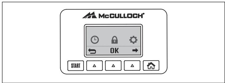 MCCULLOCH ROB600 - Menu principal - 3