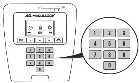 MCCULLOCH ROB600 - Touches numériques - 1