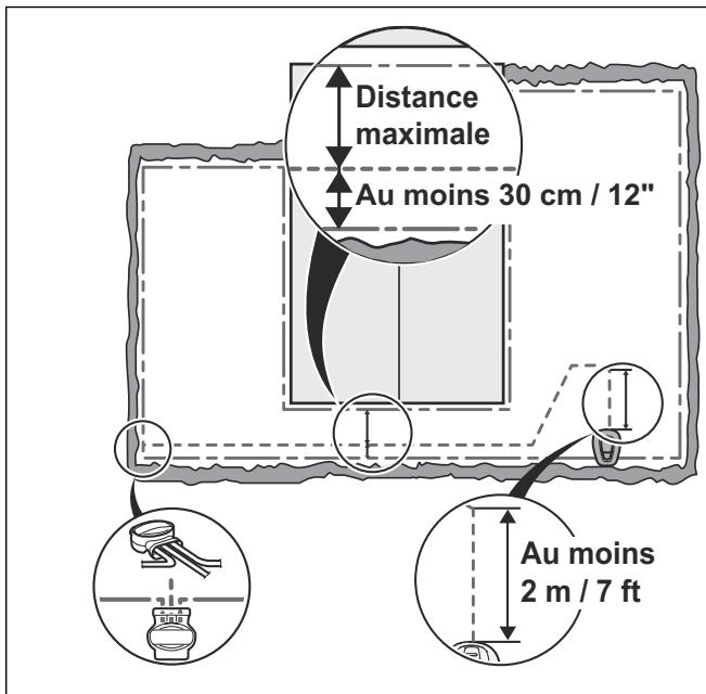 MCCULLOCH ROB600 - Pose et connexion du câble guide - 4