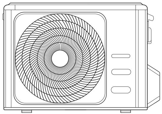 ARISTON PRIOS 35 - Installatie van de externe eenheid - 1